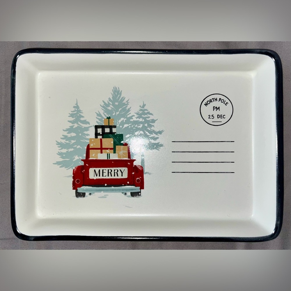Hallmark Christmas Ceramic Catch-All Dish - NEW W/OUT BOX